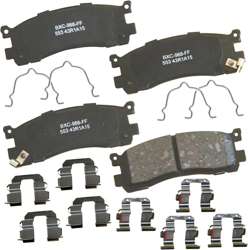 Bendix Premium SBC553 Ceramic Rear Brake Pads for Mazda 929 1995-1992, Millenia 2002-1995, MPV 1998-1993 - Image 1